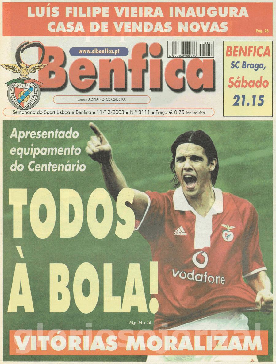 jornal o benfica 3111 2003-12-11